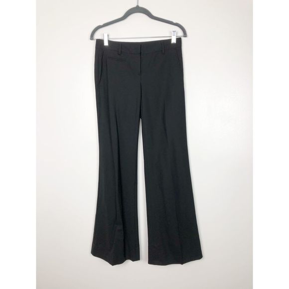 Theory Pants - Theory Black Wool Wide Leg Slack Pants sz 0